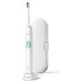 - spazzolino elettrico hx6807/28 per adulti con 62000 movimenti per minuto colore menta bianco
