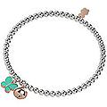 bracciale con charms pendenti bambino argento 925 gioiello nan0243