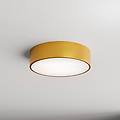 plafoniera cleo 300 oro sensore ip54 ø 30 cm metallo