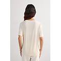 maglia manica corta in fresh bamboo donna naturale taglia m