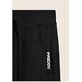pantaloni sportivi in cotone con taschino posteriore nero uomo large