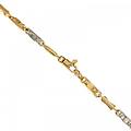 bracciale uomo in oro giallo e bianco 803321717276