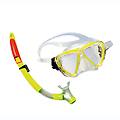 papua junior snorkeling duo set verde lime