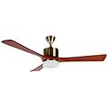 - ventilatore da soffitto con luce cp97132 70w legno (ø 136 cm)