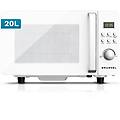 microonde mwd-20flat 20l 700w 8 programmi pannello led base vetro