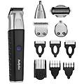 tagliacapelli multifunzione mt812e senza fili 0 4-10mm 240min 6 pettini impermeabile