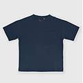 t-shirt in jersey da bambino blu taglia 6
