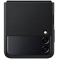 - custodia leather cover ef-vf711lbegww per galaxy z flip 3 2021 sm-f711 nero