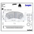 delphi set di pastiglie freno lp3275 anteriore