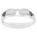 kaiman compact occhialini da nuoto light blue