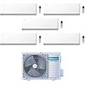 climatizzatore uni hb penta split 9+9+9+9+9 con 5amw105u4rqc inverter wi-fi r-32 classe a++