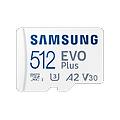 evo plus microsd memory card 512gb (2024) white