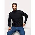 maglia termica manica lunga a lupetto in tencel modal e viscosa ultra warm thermal / nero / s nero