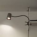 lampada con morsetto office line desk trapezium clip nera