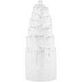 lampada in selenite eisberg altezza 25 cm senza base
