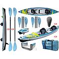 tahe canoa gonfiabile air breeze full hp 2 107184 + 2 pagaie touring-4 div. in 4 parti tahe /