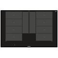 - piano cottura ex801lyc1e a induzione 4 zone cottura da 80 cm colore nero