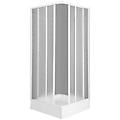 parete doccia eco 80x80 h 187 bianco per esterni resistente e funzionale per il tuo giardino o