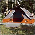 - tenda da campeggio a cupola 4 persone grigio e arancione