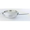 demeyere - apollo 7 wok fondo piatto 32 cm 18 10 acciaio inossidabile