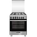 sa664mi6 cucina a elettrico nero acciaio inox