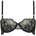 coppelia eco reggiseno nero / verde acido