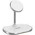 wcp303 caricatore wireless magnetico 3-in-1 bianco