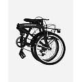 bicicletta pieghevole city bike unica