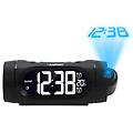 radio sveglia crp9bk led fm pll proiezione ora usb nero