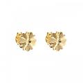 orecchini donna in oro giallo fiore 803321703640