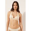 triangolo imbottito graduato costume shiny satin donna avorio 4