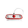 contenitori sottovuoto aco1138 inox e rosso