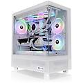 view 270 tg argb mid tower chassis snow white