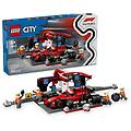 city parada en boxes di f1 e team meccanici ferrari 60443 322 pezzi