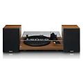 ls-480wd bluetooth plattenspieler mit 2 externen lautsprechern 2 x 30 watt rms holz (ls480wd)