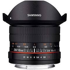 samyang 12mm f2 8 ed as ncs slr 12 8 canon ef aps c nero