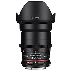 Samyang 35mm T1. 5 Obiettivo Vdslr Ii Per Nikon Nero