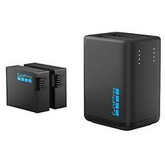 gopro batteria action cam dual battery con caricatore nero