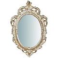 - specchiera da parete in legno finitura foglia argento anticato l30xpr2xh19 cm made in italy
