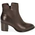ankle boots testa di moro in pelle tacco 6 5 cm