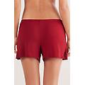 pantaloncino in modal pretty flowers donna rosso taglia l