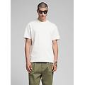 t-shirt girocollo in jersey con ricamo