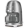 - macchina caffè americano dcf02sseu 10 tazze linea anni '50 potenza 1050 watt colore