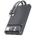 - power bank 10. 000 mah con due cavi 22 5w carica rapida nero