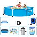 - piscina fuori terra in giro 244x51 cm blu include accessori coordinati a1428