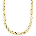 collana uomo in oro giallo e bianco 803321712128