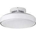 plafoniera led 5200lm con ventilatore cct e telecomando 10 pale 43w