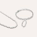 bracciale tennis silver elegance argento rodiato cubic zirconia collezione silver elegance bianco