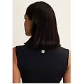 body senza maniche con scollo quadrato nero donna extra small