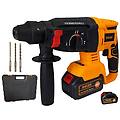 - trade shop trapano scalpellatore a batteria 21v 9ah martello demolitore sds plus dl26-1